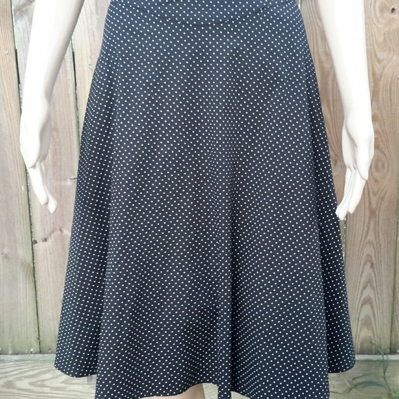 Ruby Rox Black White Polka Dots Strapless Fit Flar - Picture 5 of 12